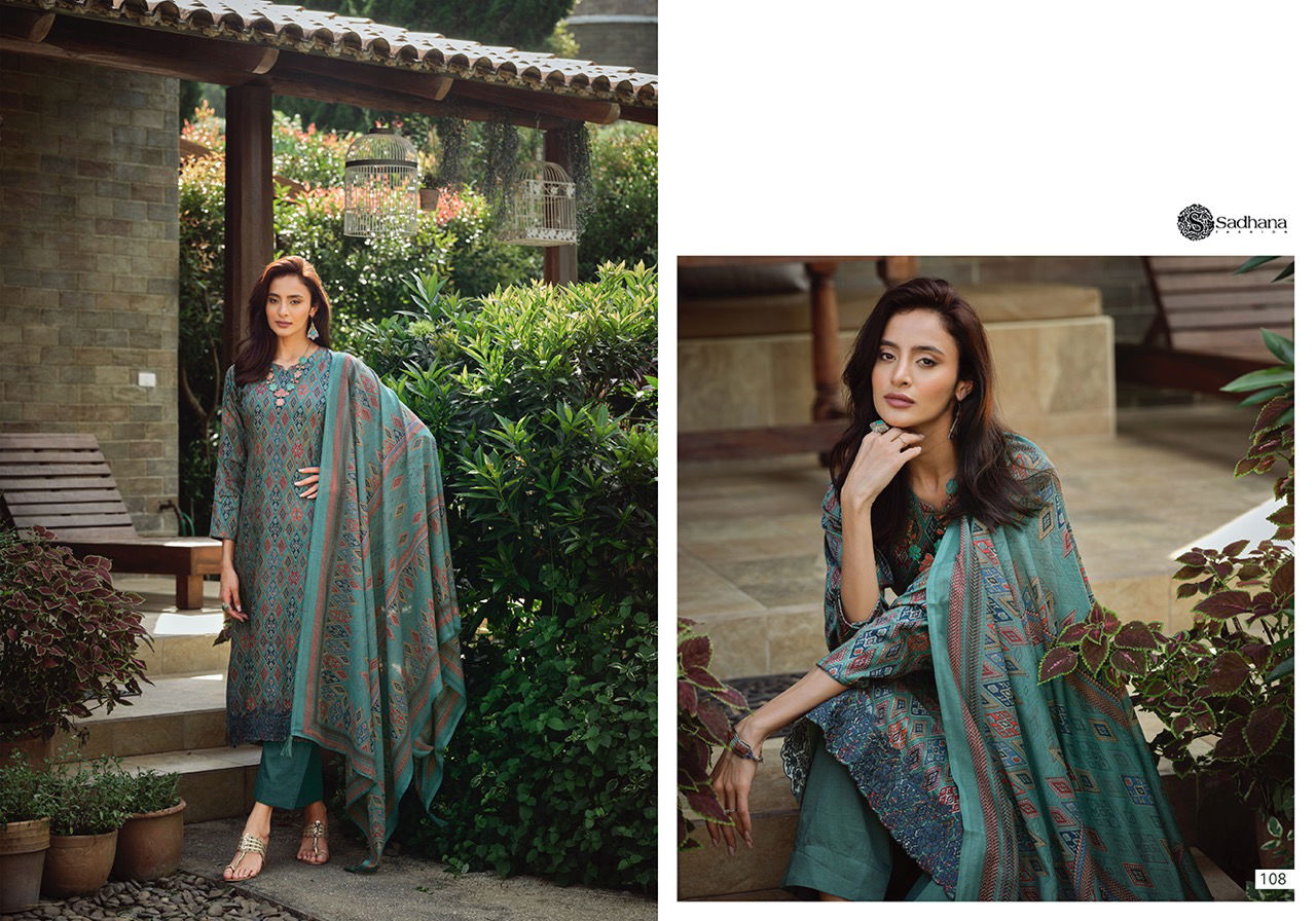 Sadhana Elan Ethnic Wear Wholesale Printed Salwar Suits Catalog